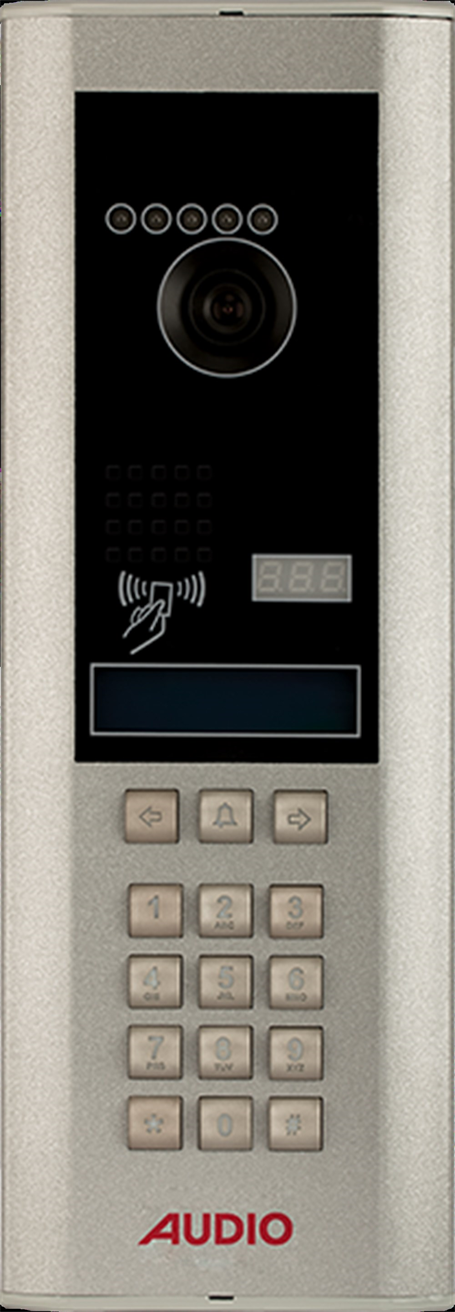 Audio 2 x 16 LCD Ekranlı Bus Plus Görüntülü Zil Paneli Tuş Takımlı Panel Crea