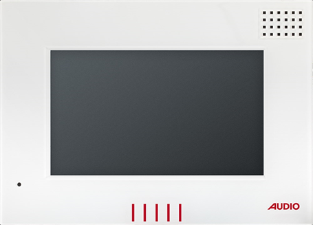 Audio 7 Inc Style Toch Dokunmatik Ekranlı Renkli Diafon Hands Free Beyaz