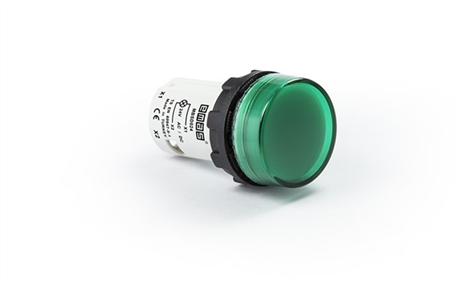 Emas MBSD024Y MB Serisi Plastik LED'li 24V AC/DC Yeşil 22 mm Sinyal