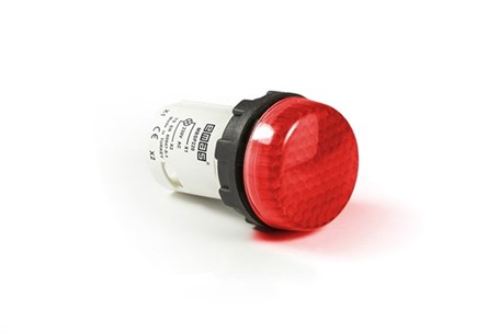 Emas MBSP220K MB Serisi Plastik LED'li 230V AC Kırmızı 22 mm Sinyal