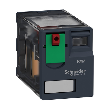 Schneider RXM2AB1B7 Minyatür Takılabilir Röle - Zelio Rxm - 2 K/A - 24 V Ac - 12 A