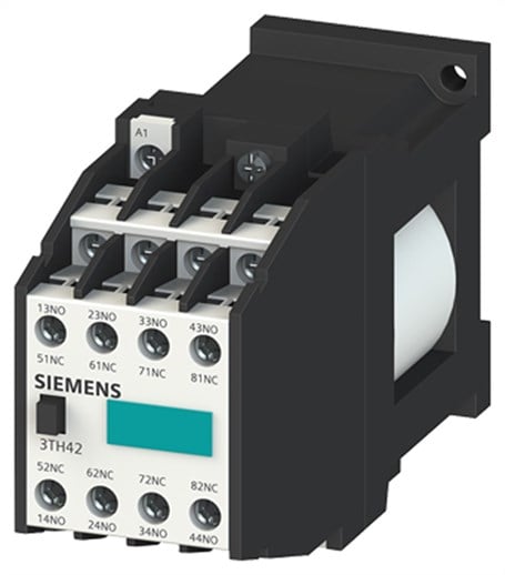 Siemens 3TH4244-0BB4 Yardımcı Kontaktor; 24V Dc; 16A; 4No+4Nc