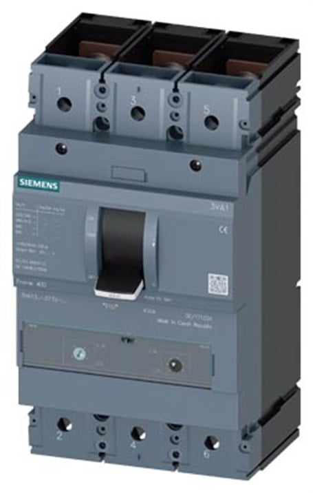 Siemens 3VA1340-4EF32-0AA0 Kompakt Tip Termik Manyetik Güç Şalteri; 3Va13; 36Ka; Termik Ayarlı; Manyetik Ayarlı;280-400A