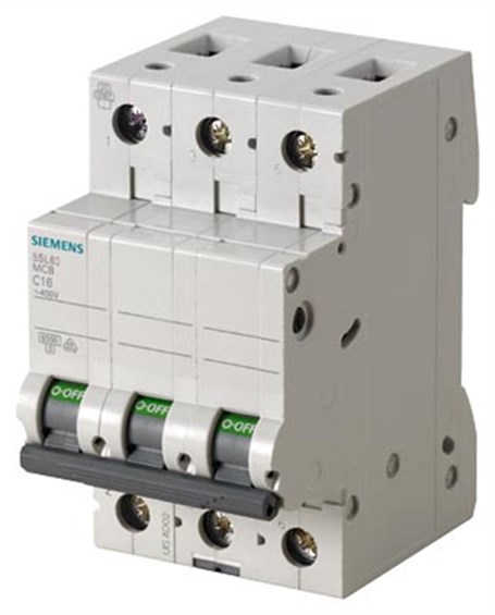 Siemens 5SL6310-7 10A; 3 FAZLI; 70 mm; Anahtarlı Otomatik Sigorta; 6kA; C Tipi; Yavaş Karakterli