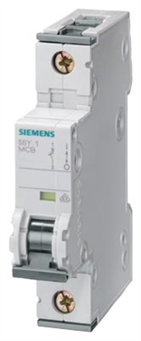 Siemens 5SY4125-6 25A; 1 FAZLI; 70mm Otomat; Anahtarlı Otomatik Sigorta; 10kA; B Tipi;
