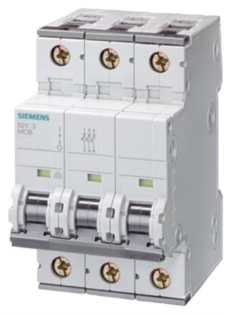Siemens 5SY4325-7 25A; 3 FAZLI; 70mm Otomat; Anahtarlı Otomatik Sigorta; 10kA; C Tipi;