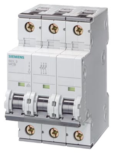 Siemens 5SY4340-7 40A; 3 FAZLI; 70mm Otomat; Anahtarlı Otomatik Sigorta; 10kA; C Tipi;
