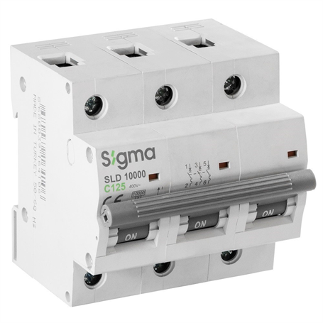 Sigma SLD10000 10kA 3P C80 Otomatik Sigorta