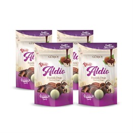 Aldio Karışık Çikolatalı Fındıklı Draje 90 G 4lü Paket