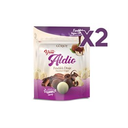 Aldio Karışık Çikolatalı Fındıklı Draje 180 G 2li Paket