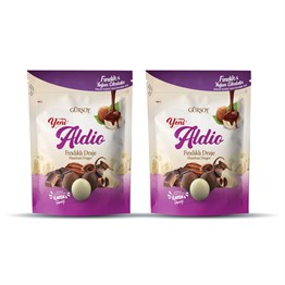 Aldio Karışık Çikolatalı Fındıklı Draje 180 G 2li Paket