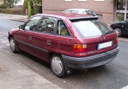 Opel Astra F HB Hatckback 1994 - 1998 Arka Stop Lambası DEPO