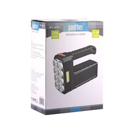 PANTHER PT-8117 8x3W USB ŞARJLI EL FENERİ