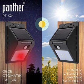 PANTHER PT-K24 SOLAR LED SOKAK LAMBASI