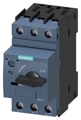Siemens 3RV2011-1DA10 Sirius 3Rv2 Motor Koruma Şalteri; Termik Ve Kısa Devre Korumalı;  2;2-3;2A; 100Ka ; Boy S0