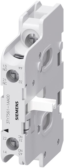 Siemens 3TY7561-1AA00 Yedek Yardımcı Kontak; 3Tf44; 3Tf69 Tip Kontaktörler İçin Kontak Bloğu; 1. Kontak; Sağ-Sol (1No+1N