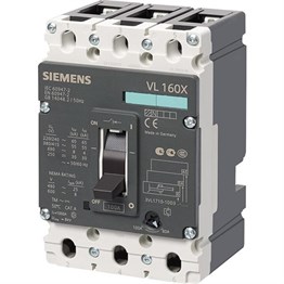 Siemens 3VL1706-1DD33-0AA0 Kompakt Tip Termik Manyetik Güç Şalteri; VL160X; 55Ka; 50-63A;